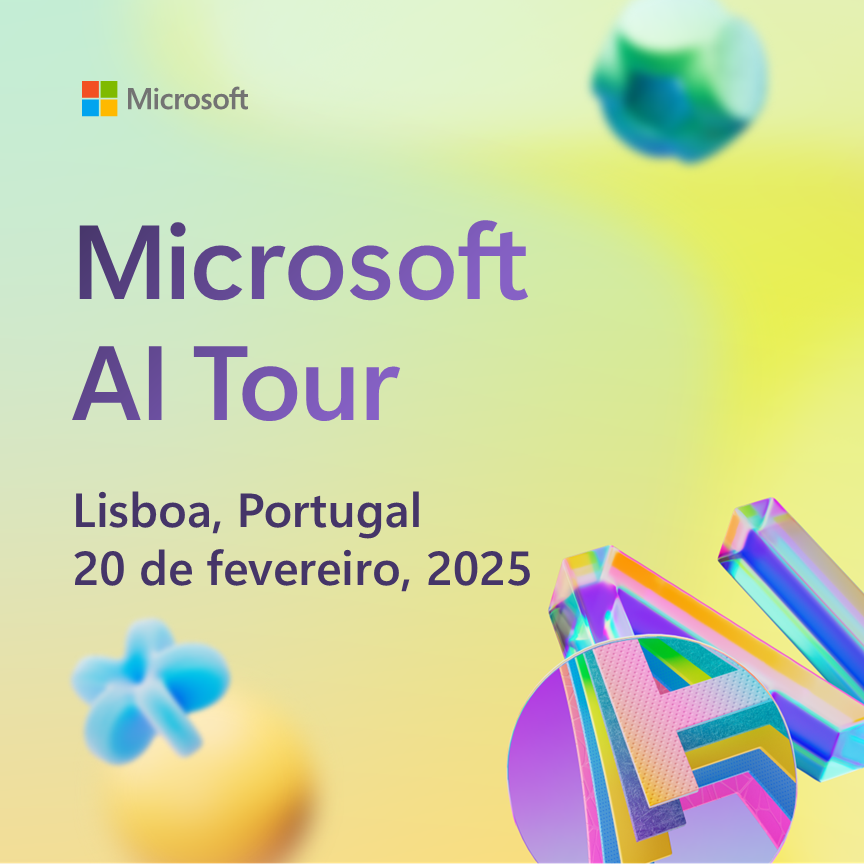 O futuro da IA chega a Lisboa com o #MicrosoftAITour! 🚀

Dia 20 de fevereiro, descubra as inovações mais recentes em #IA, conecte-se com especialistas da área e desenvolva os seus conhecimentos sobre #InteligênciaArtificial.

Peça para participar: msft.it/6017UbECh