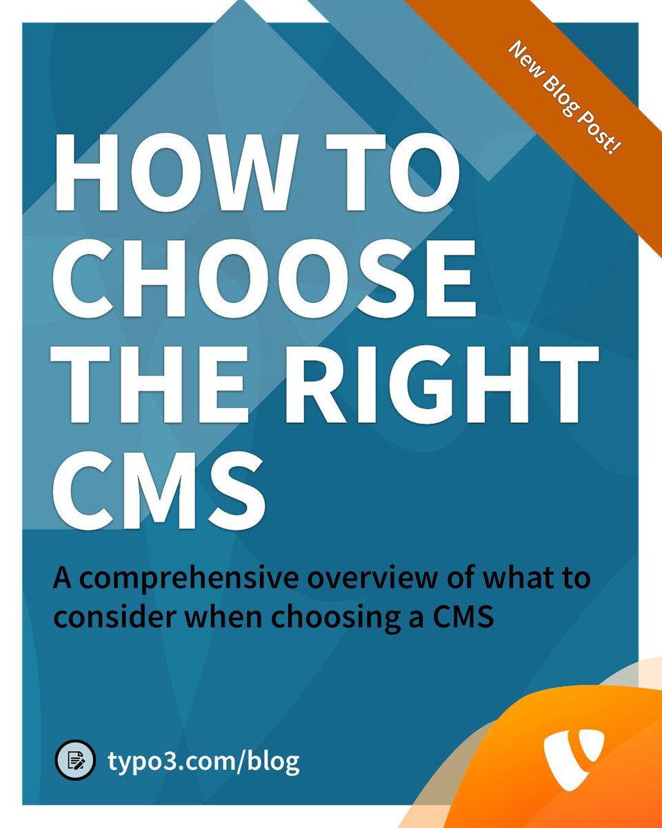 A comprehensive overview of what to consider when choosing a CMS! 💡

Our latest blog post covers what to consider when assessing which CMS is the best fit for your organization. 📈

buff.ly/3WMjDPv 

#typo3 #cms #opensourcecms