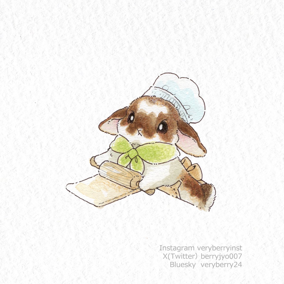 「ころころころころ 」|VeryBerry うさぎ星さん4/8-9出展のイラスト