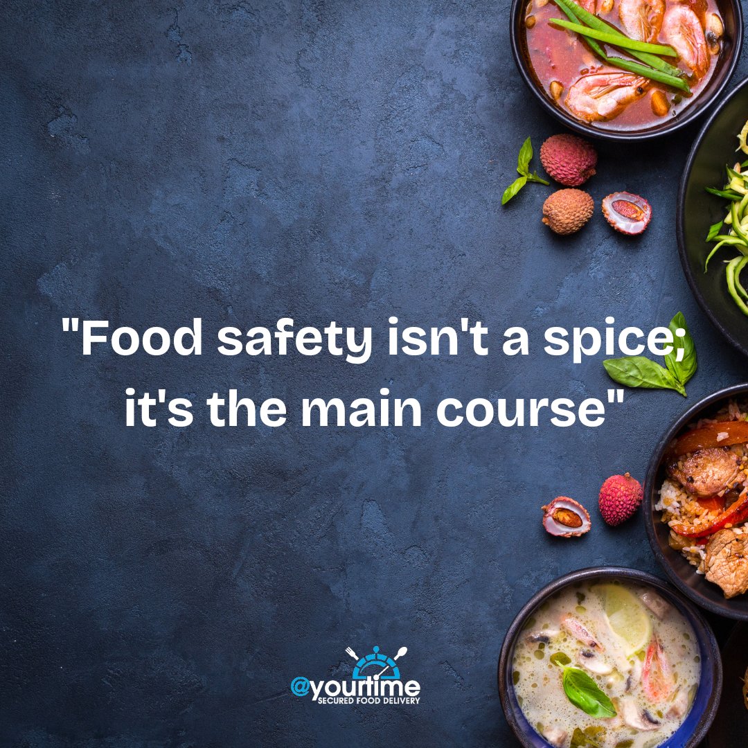 atyourtime's tweet photo. Food safety isn’t just an extra ingredient—it’s the whole recipe for a safe and satisfying meal. Because no one wants a side of regrets with their order! https://t.co/fZ5HjtA0Vc