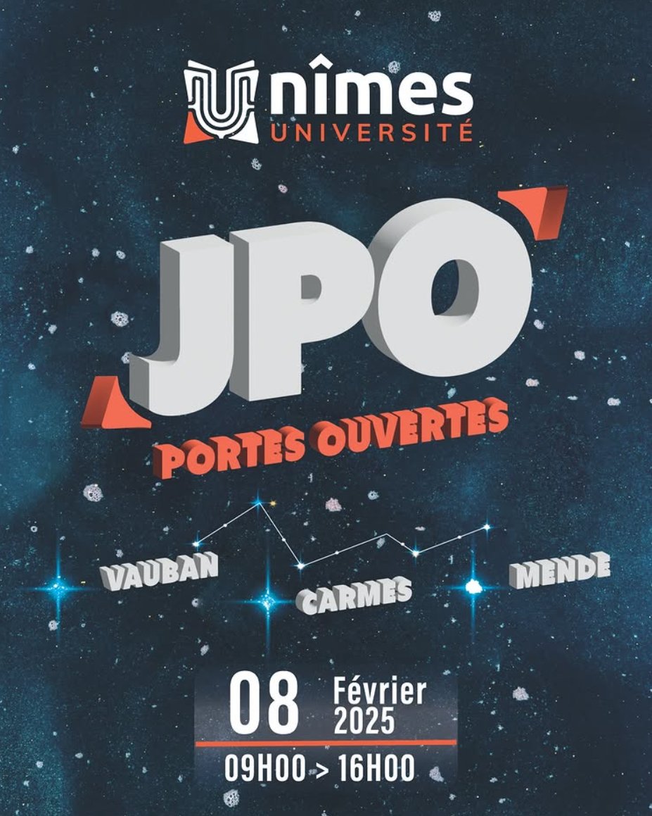 Crous de Montpellier-Occitanie (@crousmontpel) on Twitter photo #Crousavecvous | Journée Portes Ouvertes à l'Université de Nîmes🎓
📅 Samedi 8 février 2025
Découvrez nos chambres et studios universitaires de la Résidence- Saint Césaire ! #Crousavecvous | Journée Portes Ouvertes à l'Université de Nîmes🎓
📅 Samedi 8 février 2025
Découvrez nos chambres et studios universitaires de la Résidence- Saint Césaire !