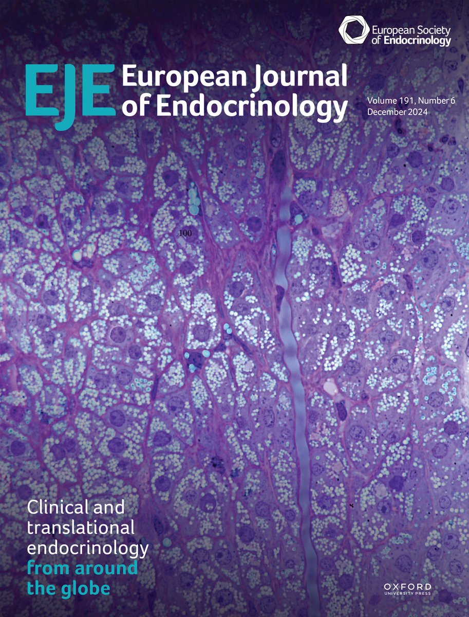 EJEndo's tweet image. Association of childhood DHEAS concentration, pubertal development and DNA methylation at puberty-related genes by Maya Sudman @LabPMelamed et al

EJE Volume 191, Issue 6, December 2024
Full paper 👉 doi.org/10.1093/ejendo…
ESE Members free via 👉 my.ese-hormones.org