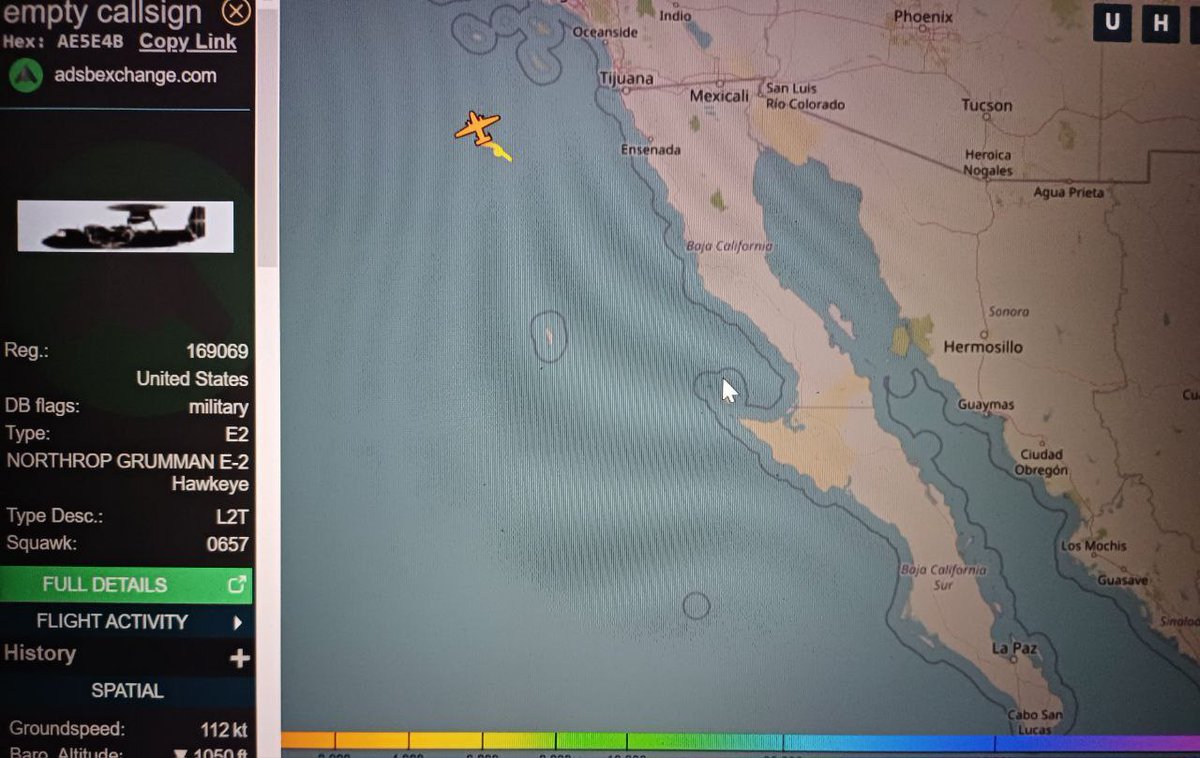 censoredgetsf's tweet image. The United States is preparing something large-scale against the cartels in Mexico
In addition to the reconnaissance aircraft that fly along the perimeter of Mexican airspace, the US Navy has pulled the nuclear aircraft carrier USS Nimitz to Mexico with a full combat squadron of…