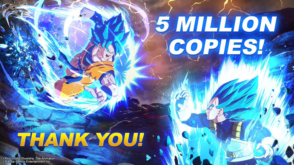 DbsHype's tweet photo. NEWS: DRAGON BALL: Sparking! ZERO has sold 5 million copies worldwide!

More DLCs are on the way in coming months for the game! https://t.co/lWJASFqXka