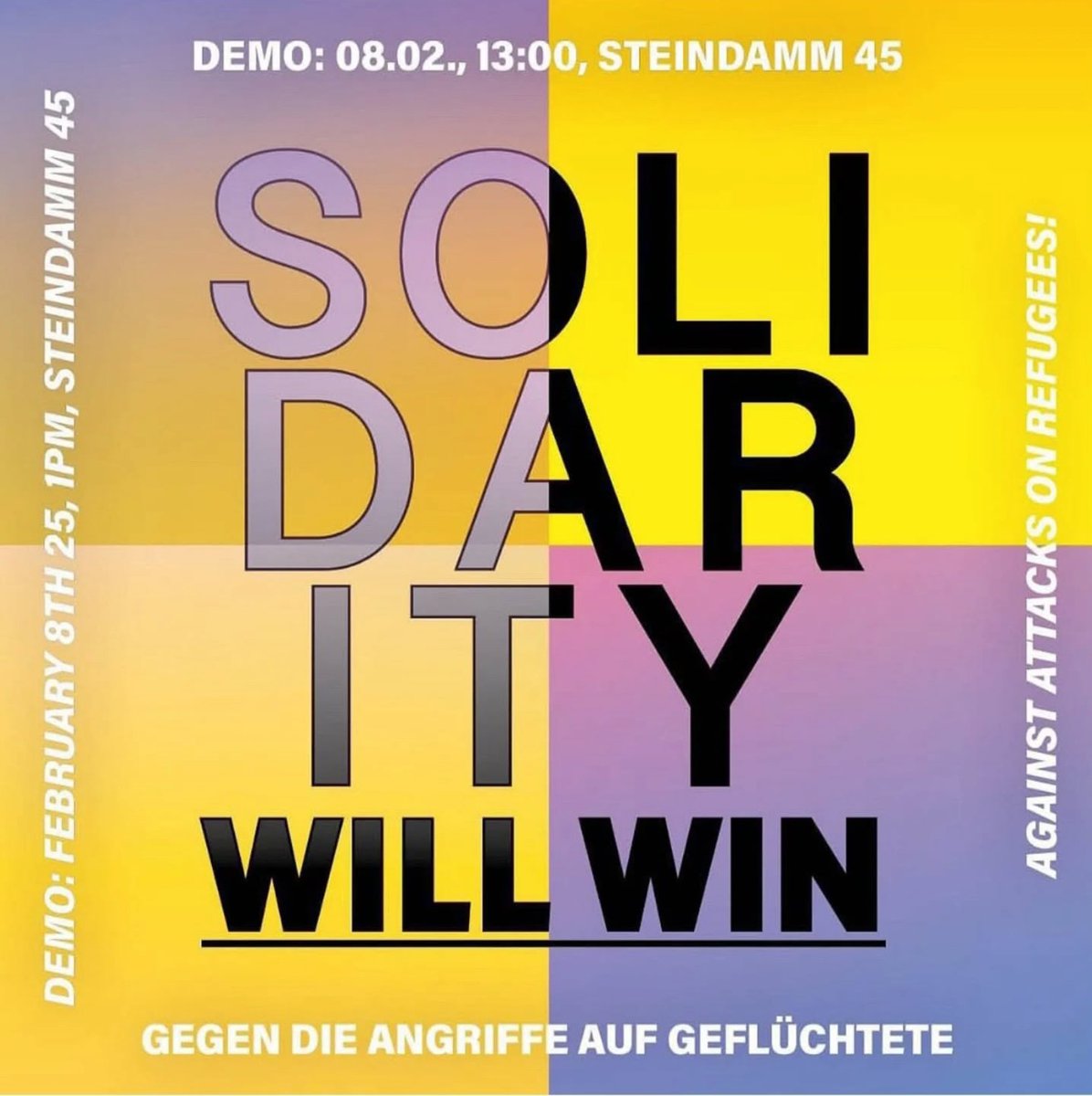 H_B_g_R_Info's tweet photo. "Die massiven Angriffe auf die Menschen- und Grundrechte von Schutzsuchenden, die wir aktuell erleben, erschüttern uns zutiefst." Ganzer Aufruf z.B. hier:https://t.co/8tOlyCr3wu https://t.co/Sm30aw06fR