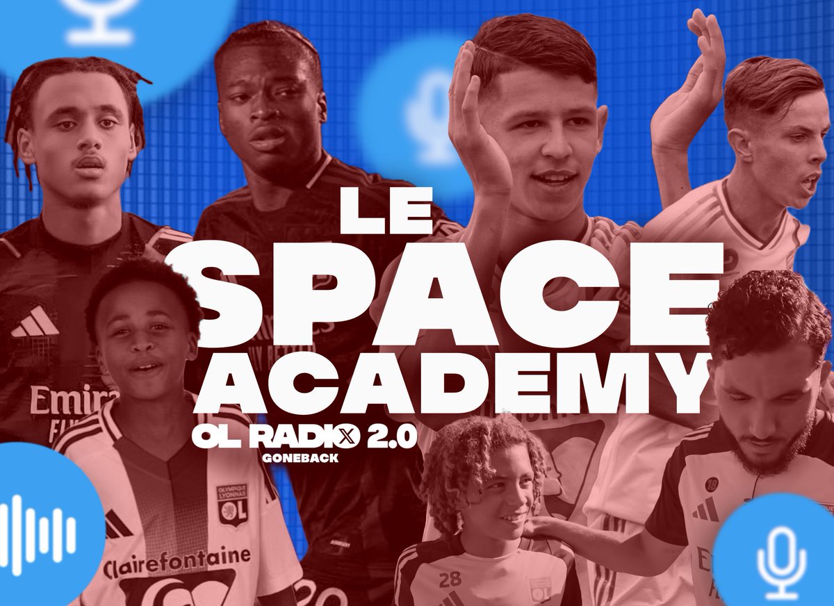 🆕𝗟𝗘 𝗦𝗣𝗔𝗖𝗘 𝗔𝗖𝗔𝗗𝗘𝗠𝗬 ! 

Vous l'avez demandé, le voilà programmé !  

𝗟𝗘 𝗦𝗣𝗔𝗖𝗘 𝗔𝗖𝗔𝗗𝗘𝗠𝗬 #OL en compagnie de personnalités qui ont fait, font et feront le club (footballeurs/entraîneurs/dirigeants).  

🗓️⌚️Rendez-vous ce mardi 4 février à 21H30.