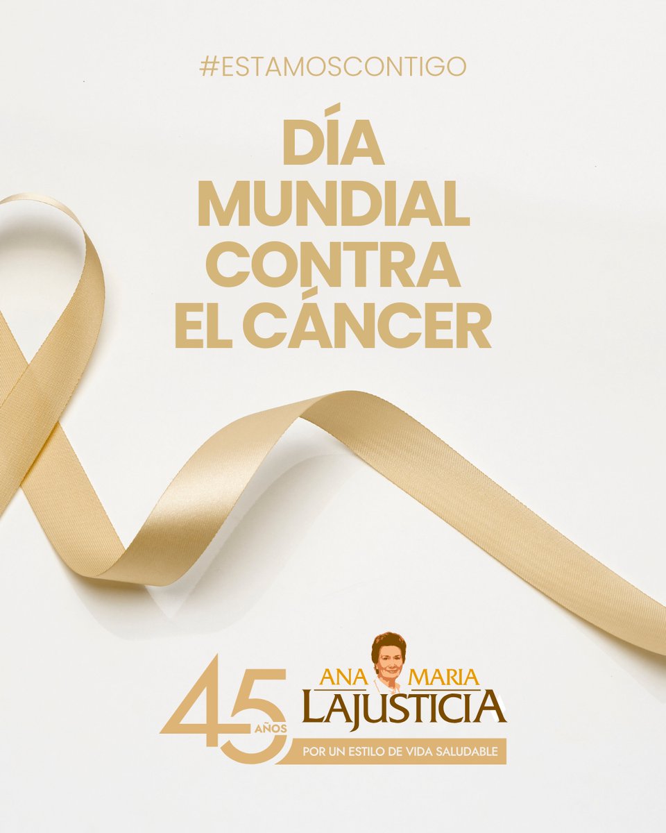 En Ana María Lajusticia®️ apoyamos la investigación contra el cáncer 🔬. Gracias a la ciencia, avanzamos en prevenirlo, tratarlo y superarlo. A quienes luchan o acompañan, no estáis solos. La investigación nos da esperanza.