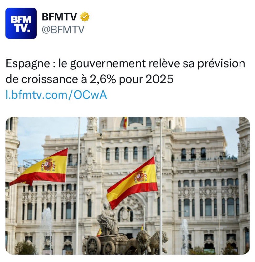 Merci l’Espagne de montrer que la gauche marchera toujours mieux que la droite
