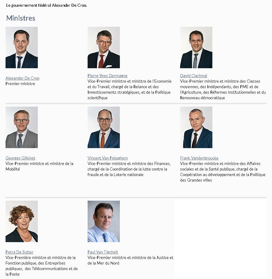 Er zat in het vorige kernkabinet ook geen enkele vrouw.