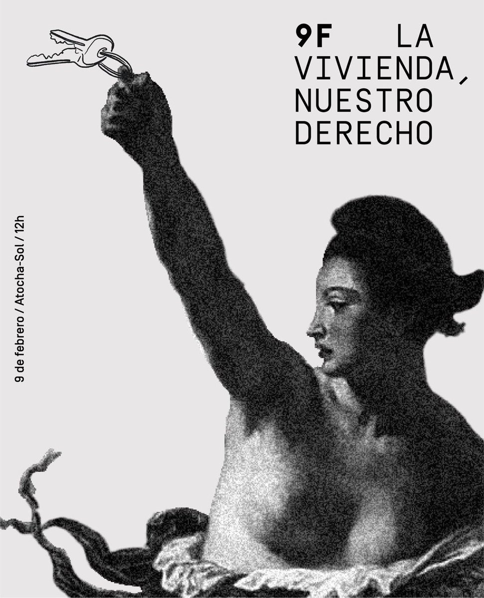 🔑El domingo 9 de febrero, a las 12 horas, en la glorieta de Atocha. 
#9ftomamoslascalles