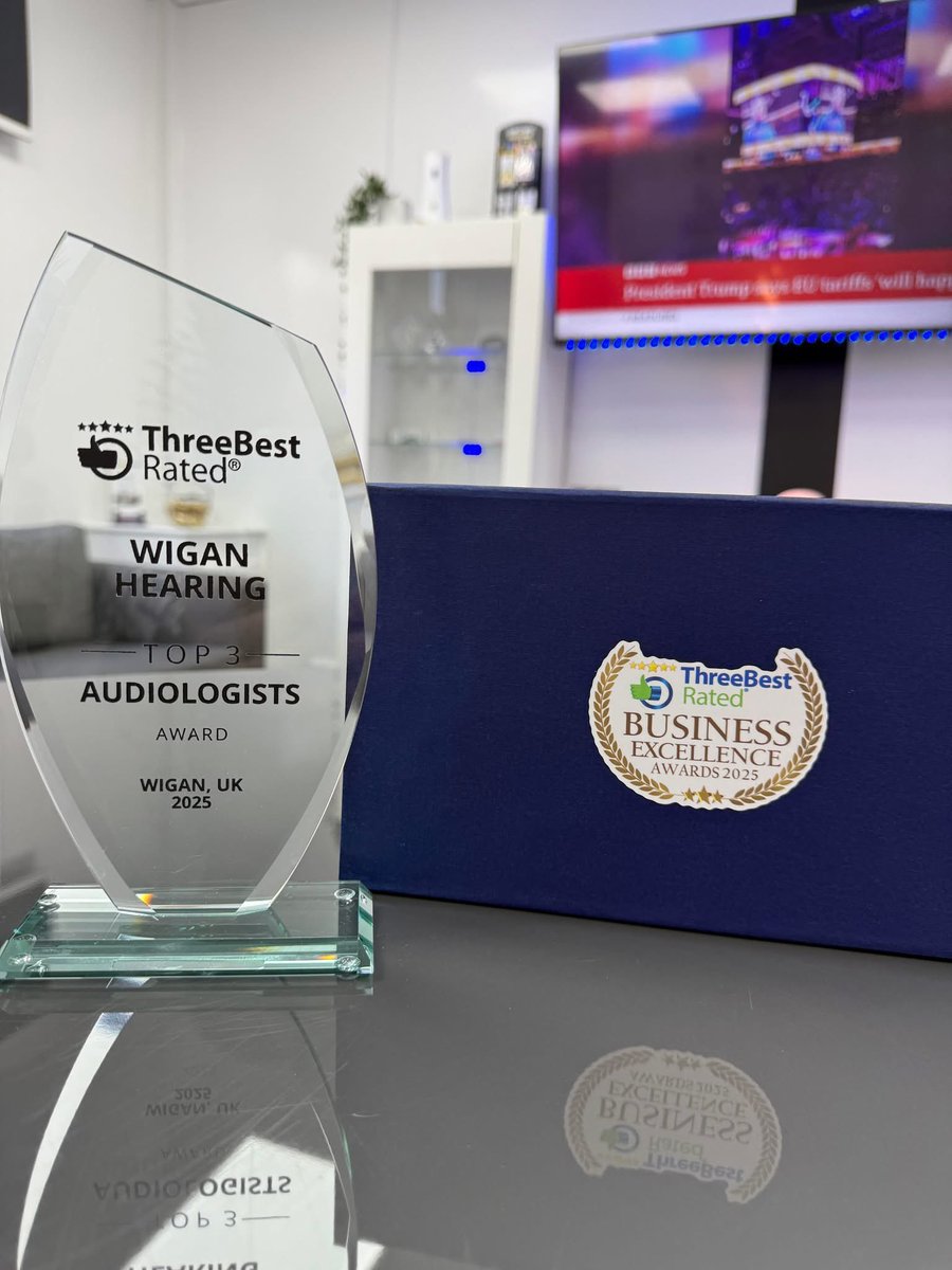🎉 Wigan Hearing – 8 Years of Excellence! 🎉

We’re proud to announce that Wigan Hearing has been awarded Wigan Audiologist of the Year for the 8th year in a row! 🏆✨

#standish #threebestrated #wigan #familyowned
