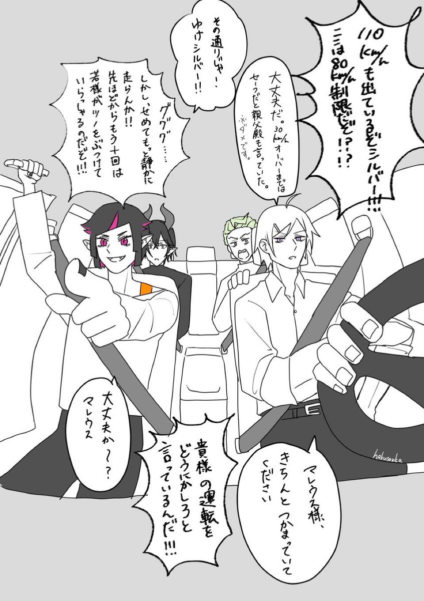 運転が、荒いタイプのシルバー 