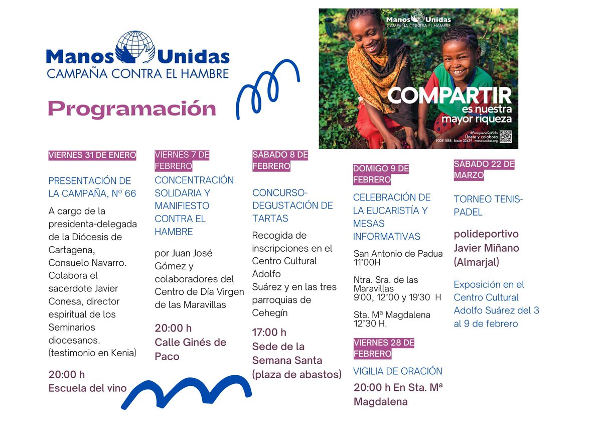 Ayto_Cehegin's tweet photo. 📷📷 ¡Apunta en tu agenda! Estas son las actividades que tenemos preparadas en la localidad para los próximos días. 📷📷 #EventosLocales #Diversión https://t.co/Q0cRTWjFnL