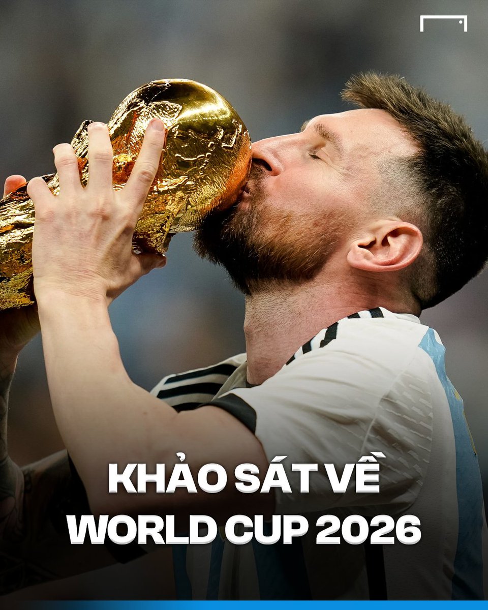 FIFA World Cup 2026 chỉ còn một năm nữa sẽ diễn ra!  Bạn dự định sẽ xem các trận đấu trên TV, điện thoại hay đến sân xem trực tiếp? 
Hãy chia sẻ ý kiến của bạn trong cuộc khảo sát của chúng tôi!
survey.alchemer.com/s3/8142685/e81…