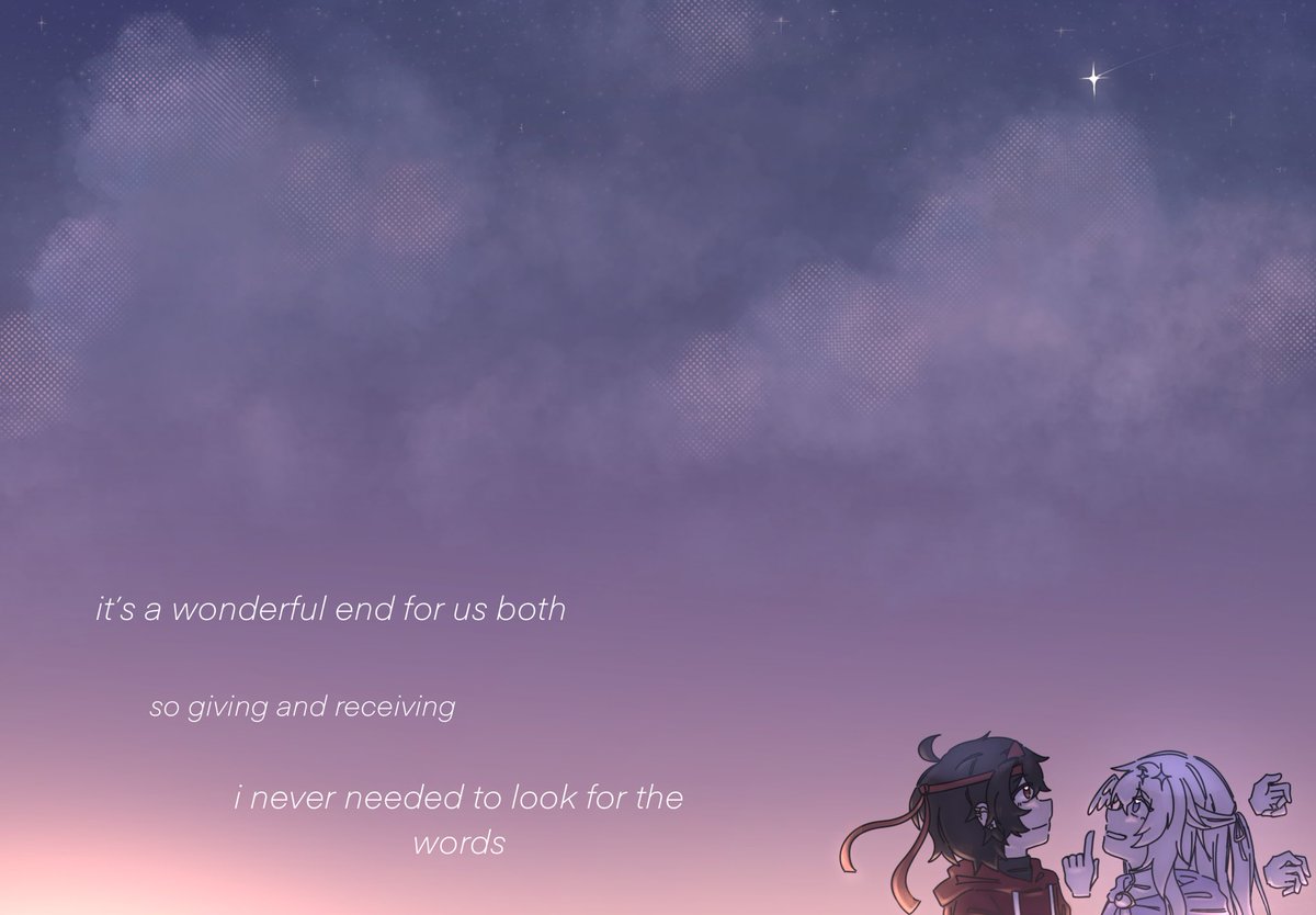 aun no beats lyrics to make duality duo sadder (hello meowshambo.. here is ur roshambo art..) #Roshambogamesfanart #Mapiccfanart #dualitydu