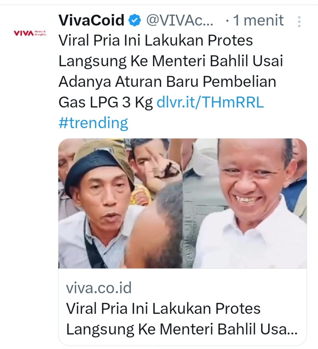 Akhirnya viral tho....
<a href="/Andria75777/">@Topi_Merah Influenza pilek</a> 
<a href="/blackshark7890/">Blackshark7890</a> 
<a href="/Boediantar4/">Boediantar4</a> 
<a href="/choymarkochoy/">Gus Choy Markochoy 🍉🦉</a> 
@CutSarina5 
<a href="/faridhcrb/">Farid Cirebon</a> 
<a href="/Gojekmilitan/">G҉O҉ 🌞M҉I҉L҉</a> 
<a href="/Heraloebss/">Miss Tweet |</a> 
<a href="/kegblgnunfaedh/">Kegoblogan.Unfaedah</a> 
<a href="/Kucyber69/">Kucyber69</a> 
<a href="/Mdy_Asmara1701/">Maudy Asmara</a> 
@MariaAlcaff 
<a href="/lulukhamidah/">Luluk Hamidah</a> 
<a href="/KheyL4_8/">́𝐌𝐄_ 🌿</a>