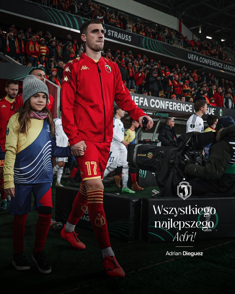 Najlepsze życzenia urodzinowe dla obrońcy Jagiellonii Białystok, <a href="/adriandieguez/">Adrián Diéguez</a> 🟡🔴. Szczęścia, pomyślności, spełnienia marzeń, samych sukcesów, a przede wszystkim zdrowia 🤜🤛!

💯 lat Adri!