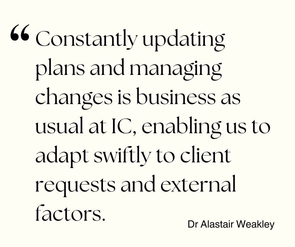 Fluid project management works.

Read more 👉 lttr.ai/AbEY5

#AgileDevelopment #WeirdBrain #AgileMethods #TechStrategy #ProjectManagement #ClientCollaboration