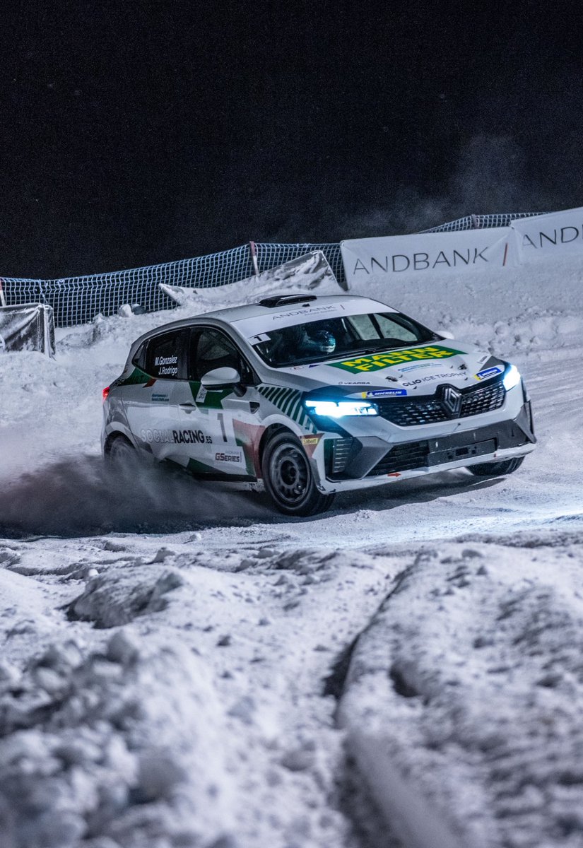 mikigm23's tweet photo. GSeries del @circuit_andorra en la Clío Ice Trophy @renaultclioseries 
✅experiencia inolvidable, volveremos seguro 😏
Coche y terreno nuevo para mi, muy diferente y peculiar. 
Una carrera atípica donde casi todo es al revés, adaptarse al coche, al hielo era lo más importante! https://t.co/JZuQAHOpCx