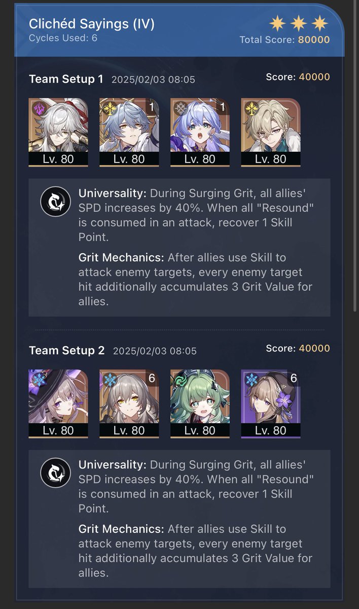 6u7nT's tweet photo. @StarRailVerse1 Pretty good therta makes 2nd half quite easy https://t.co/9yyJRLZhjt
