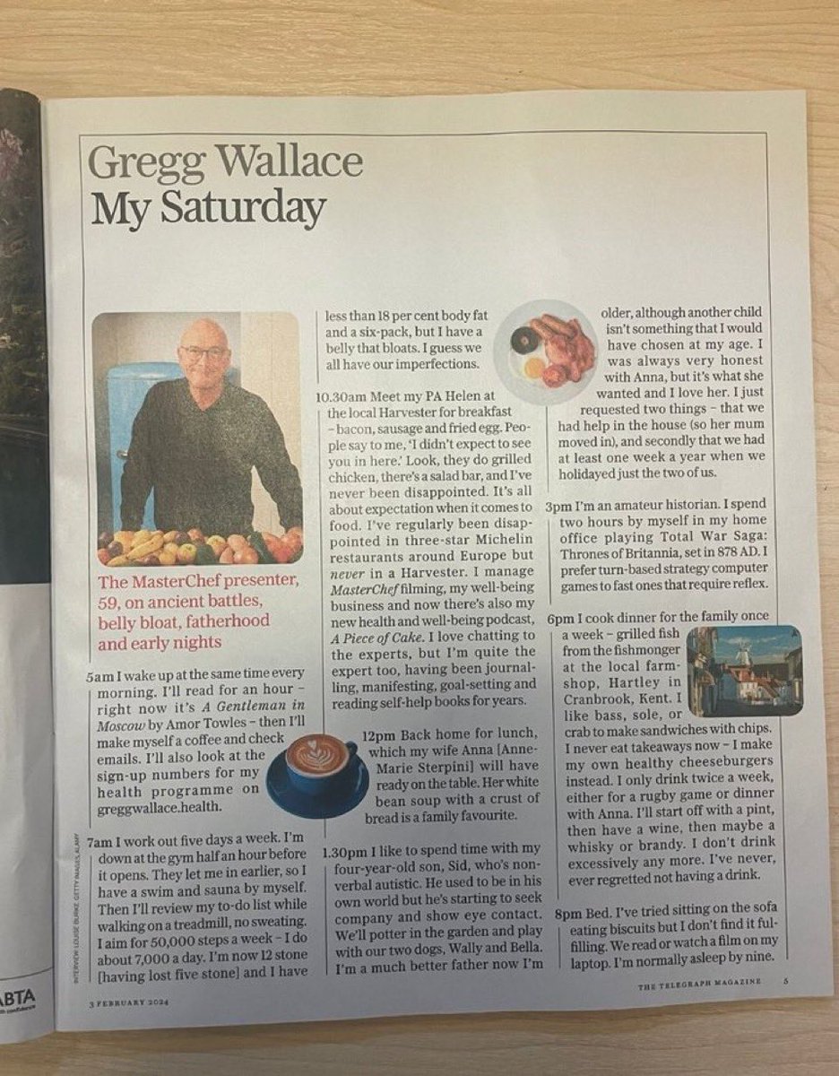 Today is the anniversary of A Day in the Life of Gregg Wallace going viral on Twitter. 
So, if you want a reminder of what an insufferable twat he is (on top of all the pervy stuff) then read on…
