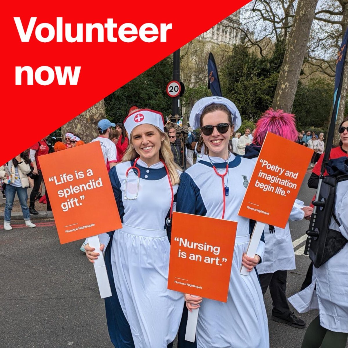 Guy’s & St Thomas’ Charity (@gsttcharity) on Twitter photo We need volunteers to cheer on #TeamGSTT in the @londonmarathon and @llhalf in April.
Every step they take helps raise vital funds that will help the <a href="/GSTTnhs/">Guy's and St Thomas'</a> teams deliver consistent, high-quality, innovative care to those who need it most.
Sign up: forms.office.com/pages/response… We need volunteers to cheer on #TeamGSTT in the @londonmarathon and @llhalf in April.
Every step they take helps raise vital funds that will help the <a href="/GSTTnhs/">Guy's and St Thomas'</a> teams deliver consistent, high-quality, innovative care to those who need it most.
Sign up: forms.office.com/pages/response…