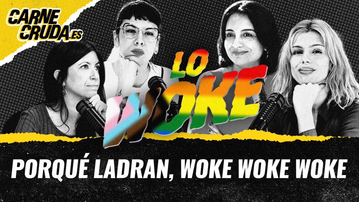 Javier Gallego Crudo (@carnecrudaradio) on Twitter photo POR QUÉ LADRAN WOKE, WOKE, WOKE
Hoy hablamos de la ofensiva ultra contra la diversidad y de cómo combatirla y analizamos qué les mueve, contra qué se mueven y con qué consecuencias con <a href="/badbixsamantha/">Samantha Hudson</a>, <a href="/RequenaAguilar/">Ana Requena Aguilar</a>, <a href="/PaulaGuerra_C/">Paula Cáceres</a> y Alicia Valdés: bit.ly/TertuliaWOKECC… POR QUÉ LADRAN WOKE, WOKE, WOKE
Hoy hablamos de la ofensiva ultra contra la diversidad y de cómo combatirla y analizamos qué les mueve, contra qué se mueven y con qué consecuencias con <a href="/badbixsamantha/">Samantha Hudson</a>, <a href="/RequenaAguilar/">Ana Requena Aguilar</a>, <a href="/PaulaGuerra_C/">Paula Cáceres</a> y Alicia Valdés: bit.ly/TertuliaWOKECC…