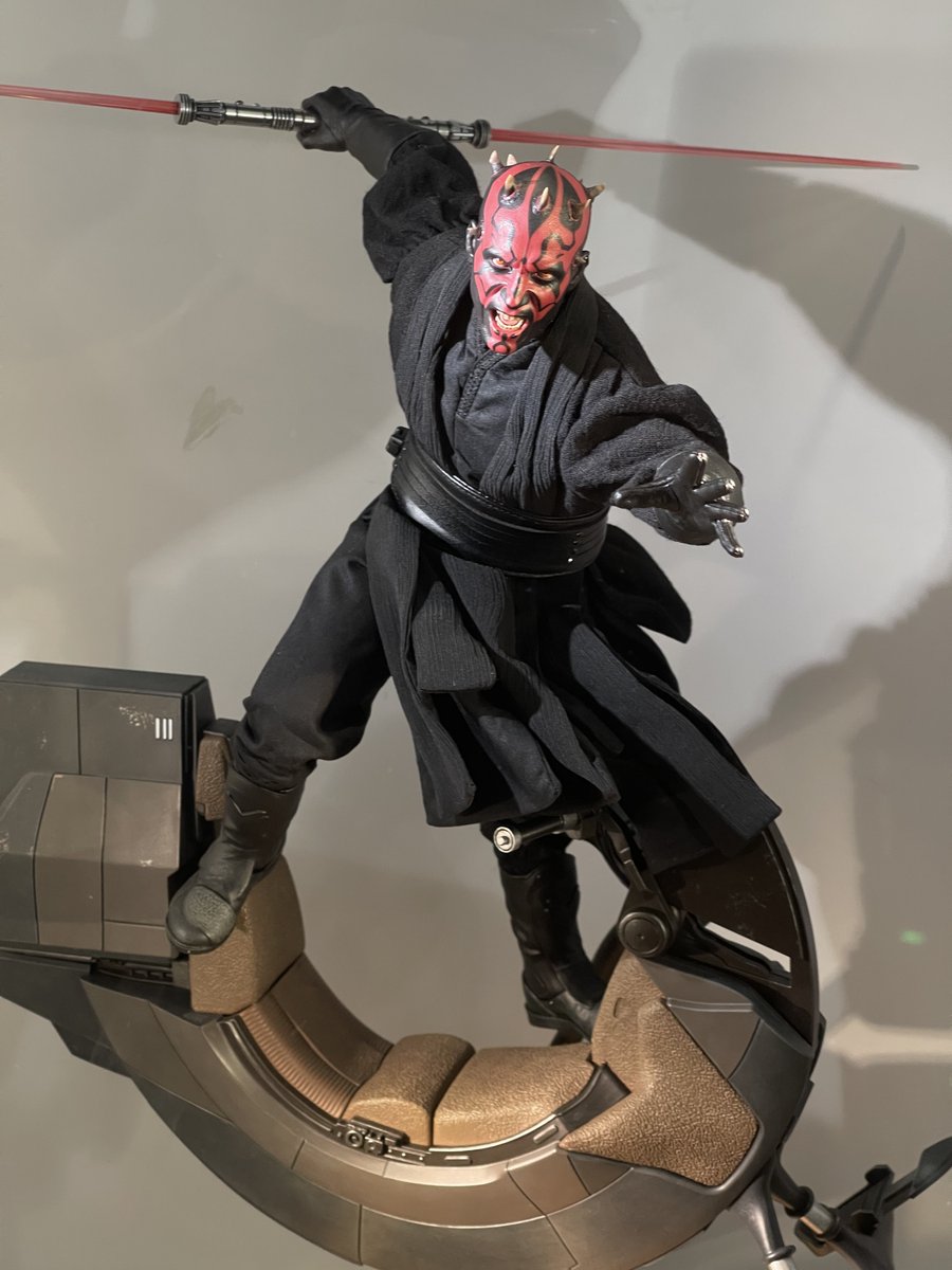 6thscale_KaWu's tweet photo. Some pics of the final product of Hot Toys Star Wars Episode I: The Phantom Menace - Darth Maul with Sith Speeder
Part 1
#DarthMaul #SWTPM #ThePhantomMenace #StarWars #Powerofthedarkside #Lucasfilm #HotToysCollectibles #SixthScale https://t.co/zyLLX6Q0Kf