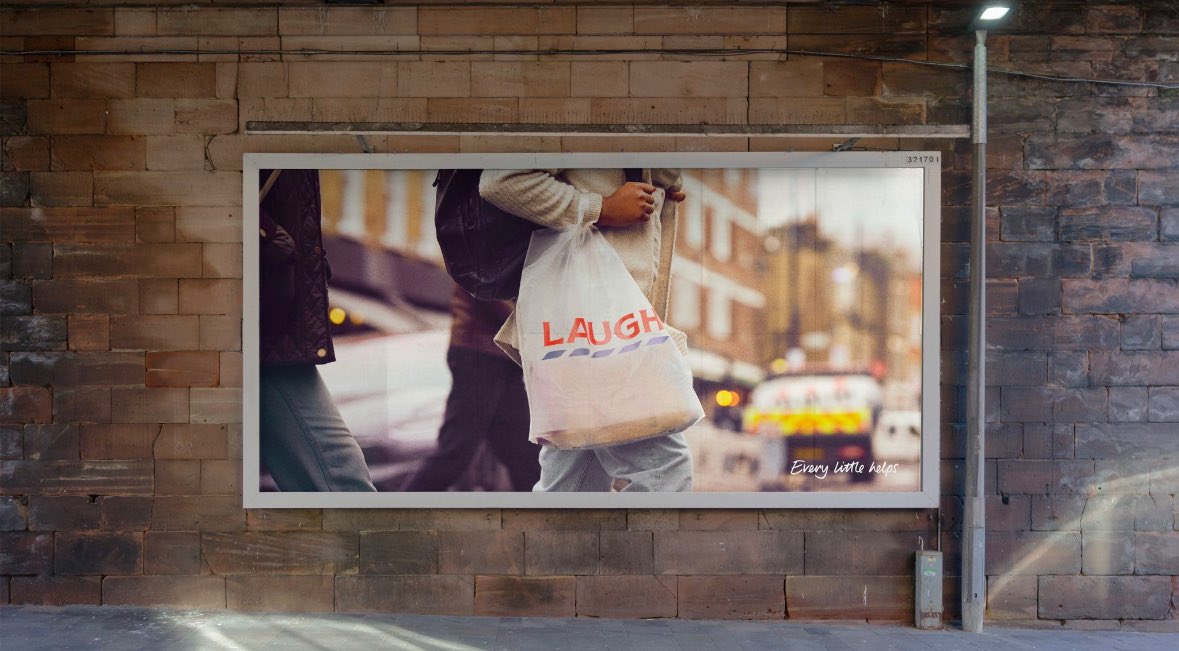 Apparently Tesco have replaced their 5 letter logo with other 5 letter words as part of their latest food campaign. It’s nice when a brand with so much visual equity can have fun with their logo without anything breaking.