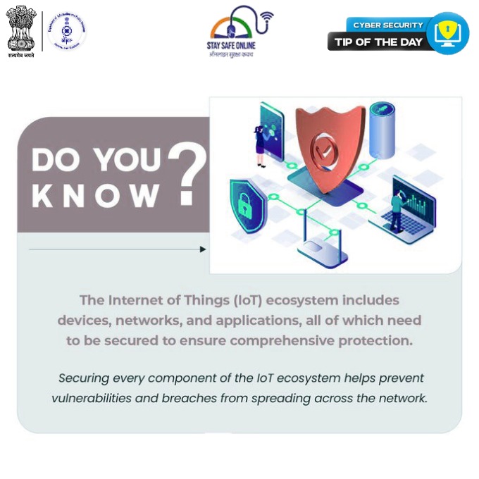 DiprKathua's tweet photo. #DoYouKnow
🚨 Things you know about IoT📱🌐
#SSO #ISEA #DigitalIndia #CyberSurakshitBharat #SafeDigitalIndia
#SaveDigitalJK
@diprjk https://t.co/cnMjP03HWs