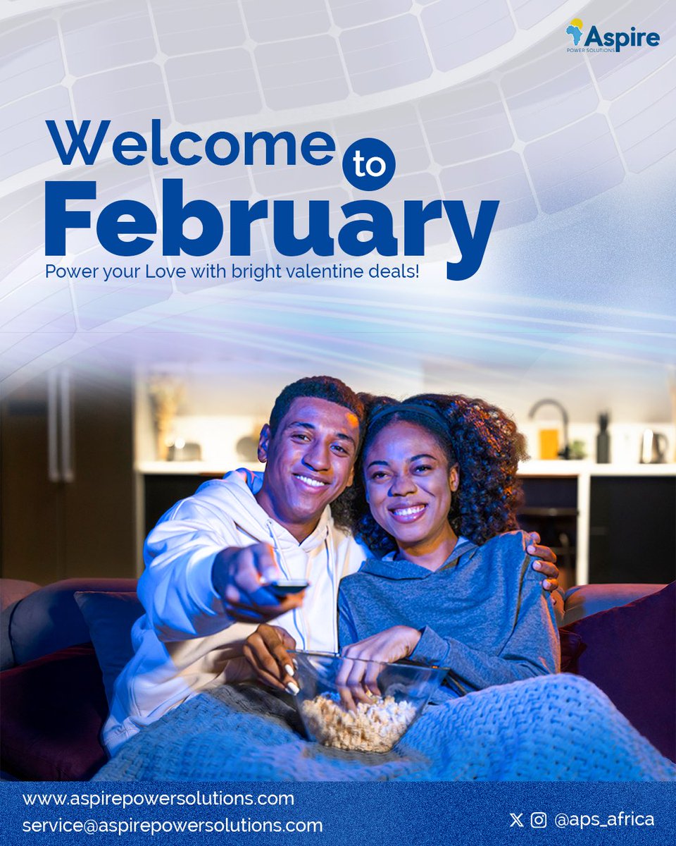 February is here, and so are bright deals to power your homes and offices! Stay tuned for exciting offers to make this season even better. 

Happy new month!

#aspirepowersolutions #abetterenergyexperience #solarcompanyinlagos