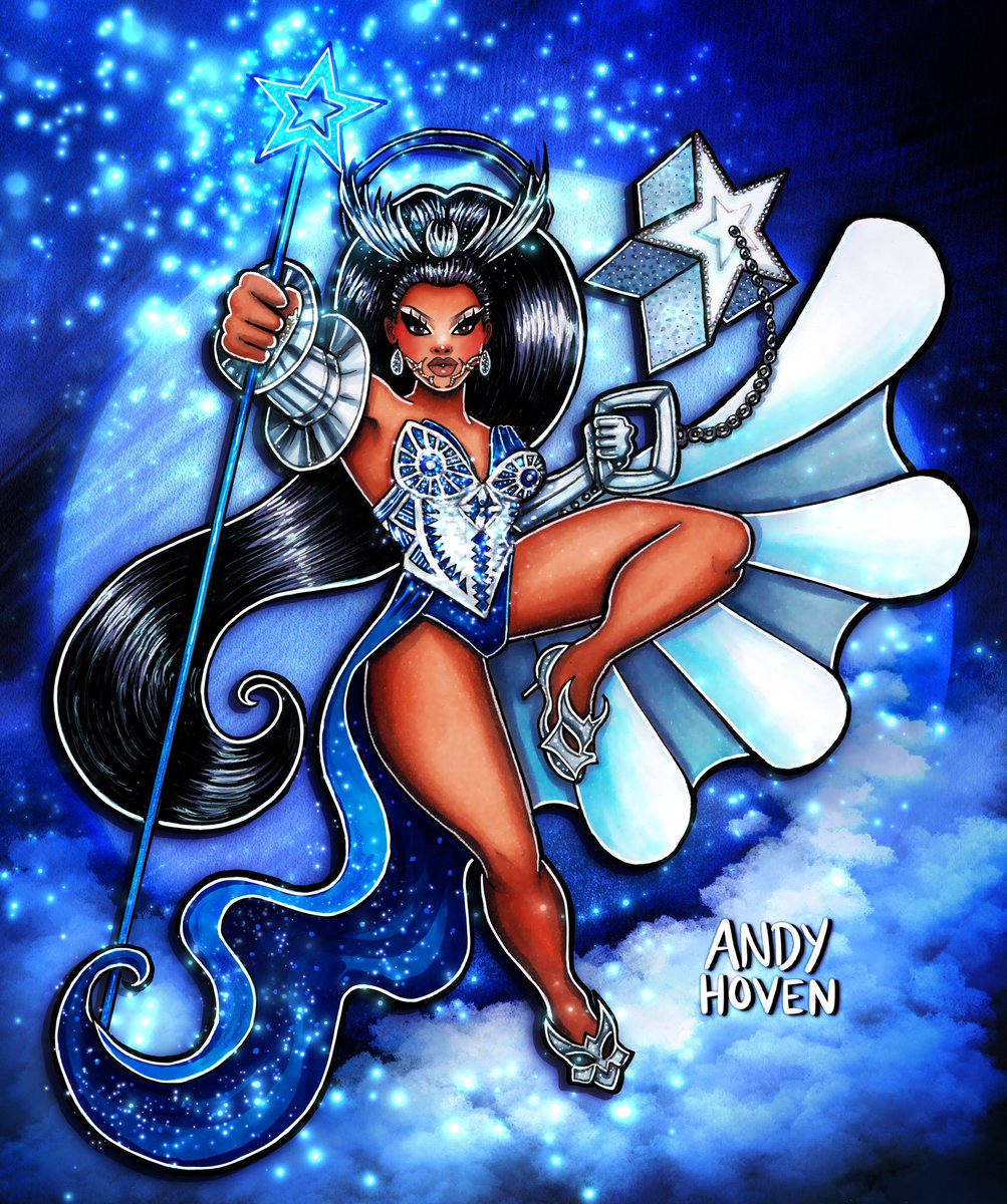 andyjhoven's tweet photo. ✨ I absolutely loved collaborating with the incredible @kweenkong_ to create this exclusive merchandise design for Drag Con UK! ✨ Kween is not only a fierce performer but also such a warm and lovely person to work with, making this project an absolute joy 🥰💙✨ https://t.co/TEUTR0IjHt