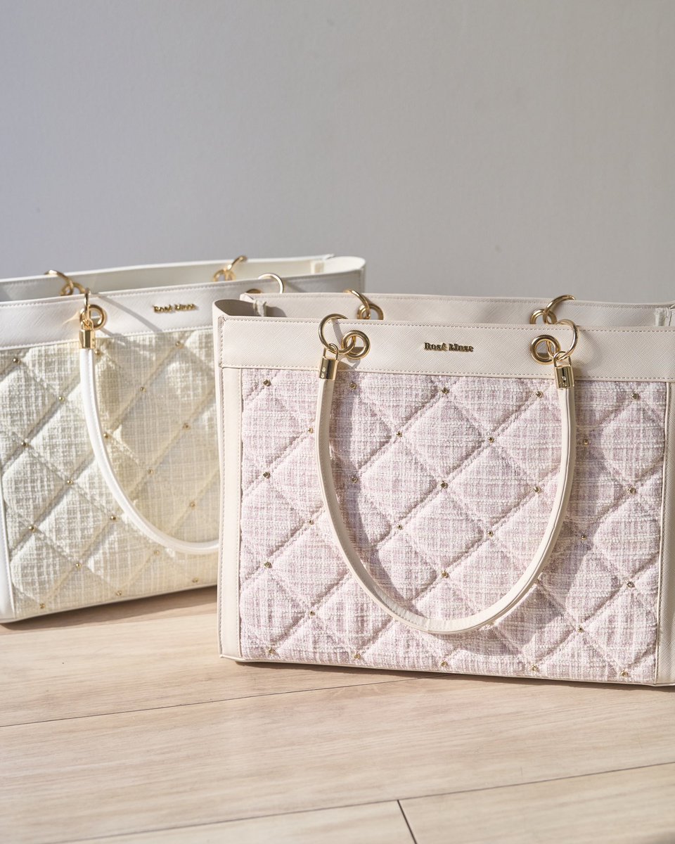 Rose Muse quilting tote M キルティングトートM Rose Muse ロゼ