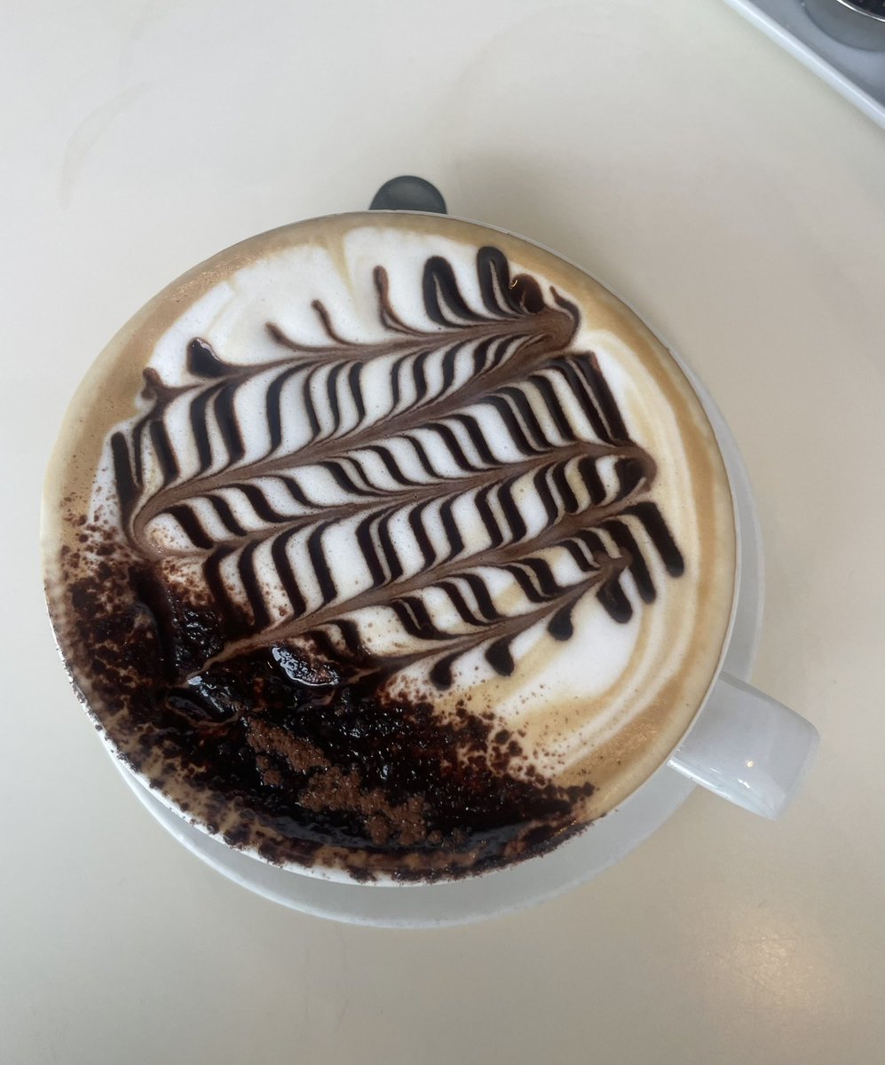 Lord above, I asked for a coffee, not a Viennetta! ☕️