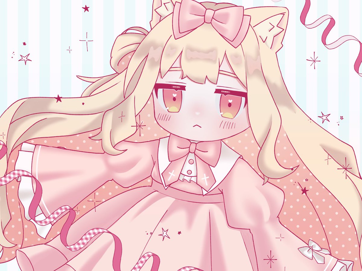 うちのキプフェルちゃん🎀
#キプフェル
#VRCイラスト