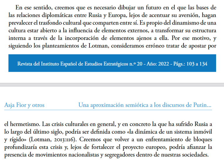 En 2022, fruto de una investigación sobre distintos discursos de Putin, vaticinamos que el enfrentamiento entre bloques debilitaría el proyecto europeo y afianzaría los movimientos nacionalistas: revista.ieee.es/article/view/4… En 2025, Francia, Italia, Alemania, Bélgica, Países Bajos...