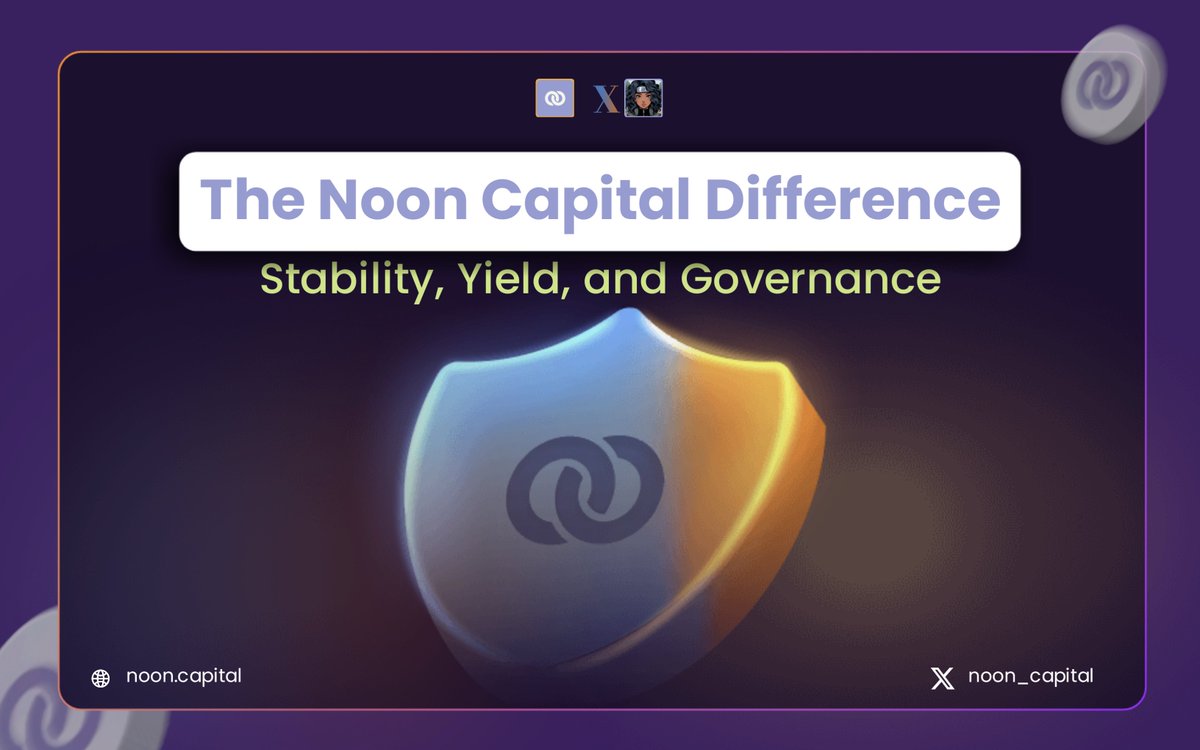 lionizebee's tweet photo. Not all stablecoins are created equal. Some are just stable. Noon is stable and 𝗶𝗻𝘁𝗲𝗹𝗹𝗶𝗴𝗲𝗻𝘁. 

Let’s break down how it works, why it’s different, and why it might just be the fairest stablecoin in Web3
👇🧵 https://t.co/k3u4H5TEi2