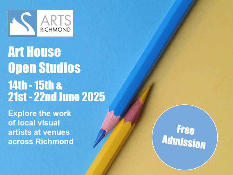ARTS RICHMOND ART HOUSE OPEN STUDIOS 2025

CALLING ALL LOCAL ARTISTS!
Returning in 2025, #ArtsRichmond will once again coordinate the borough’s #ArtHouseOpenStudios. If you would like to take part, please go to our website: artsrichmond.org.uk/art-house-open…

Deadline 16th March 2025.