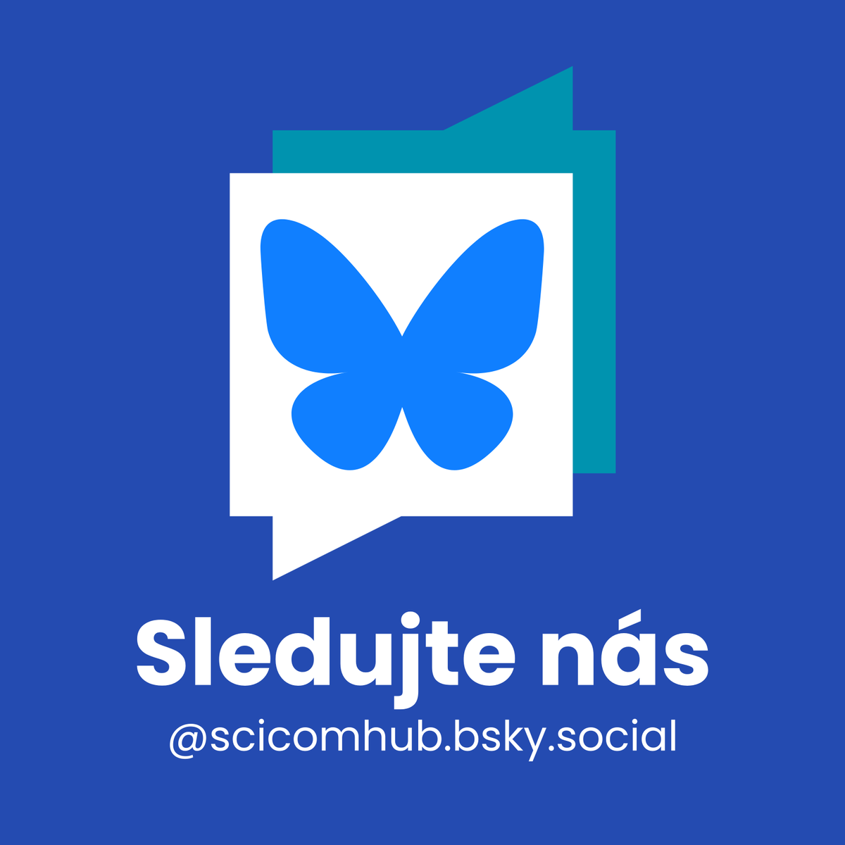 🦋Vědecká komunikace potřebuje otevřený a svobodný prostor pro sdílení a diskuzi – proto nás nově najdete na Bluesky!

Postupně přesouváme naše aktivity z X a těšíme se na debaty na Bluesky o tom, jak přibližovat vědu veřejnosti a podporovat dialog mezi vědci a společností. 💬🔬