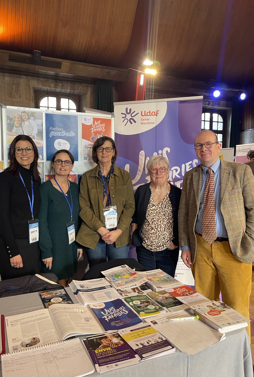 Un week-end riche en échanges et rencontres avec les familles et les partenaires pour l'équipe #Udaf76 au Salon des parentalités de Rouen. #parentalité