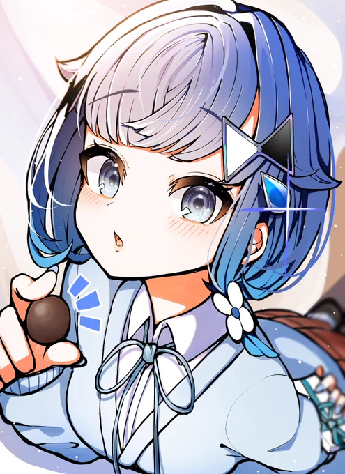 「  …あーん     」#つむぎふと 