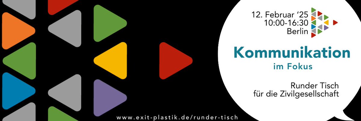 🪩Event-Tipp! 
Runder Tisch: Wie kommunizieren wir zu komplexen Themen wie der Plastikkrise richtig? <a href="/exitplastik/">exitplastik</a> 

📍 Wo? <a href="/BoellStiftung/">Heinrich-Böll-Stiftung</a> | Berlin oder online
📅 Wann? 12. Februar 2025 | 10:00 - 16:30 Uhr

Mehr dazu: wecf.org/de/event/runde…