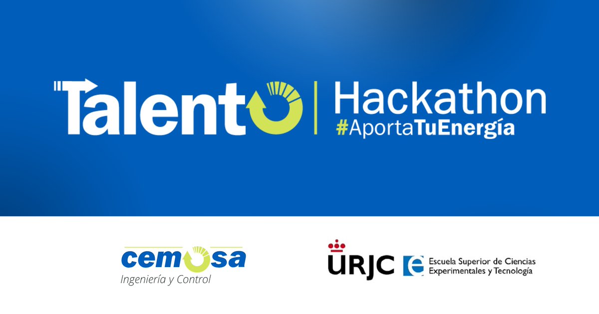 💡En nuestro II Hackathon #TalentoCEMOSA, trabajarás en equipo para proponer soluciones que transformen el futuro de la #energía 🌍⚡

Si te apasiona la Ingeniería, en especial las Energías Renovables, y estudias en la Universidad Rey Juan Carlos <a href="/urjc/">URJC</a> ¡esto es para ti!