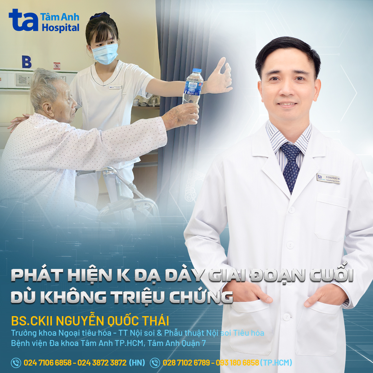tieuhoatamanh's tweet photo. 💥 Ung thư dạ dày giai đoạn cuối, ca phẫu thuật 7,5 giờ khi mọi thứ dường như đang ở ngưỡng tuyệt vọng. Liệu có phép màu nào xảy ra?
👉Xem ngay: https://t.co/zkqdudzMSI
#Benhvientamanh #Tamanhhospital #tieuhoatamanh #ungthudaday #bvta #ca_benh_thanh_cong #video https://t.co/IIfdr4tsQ1