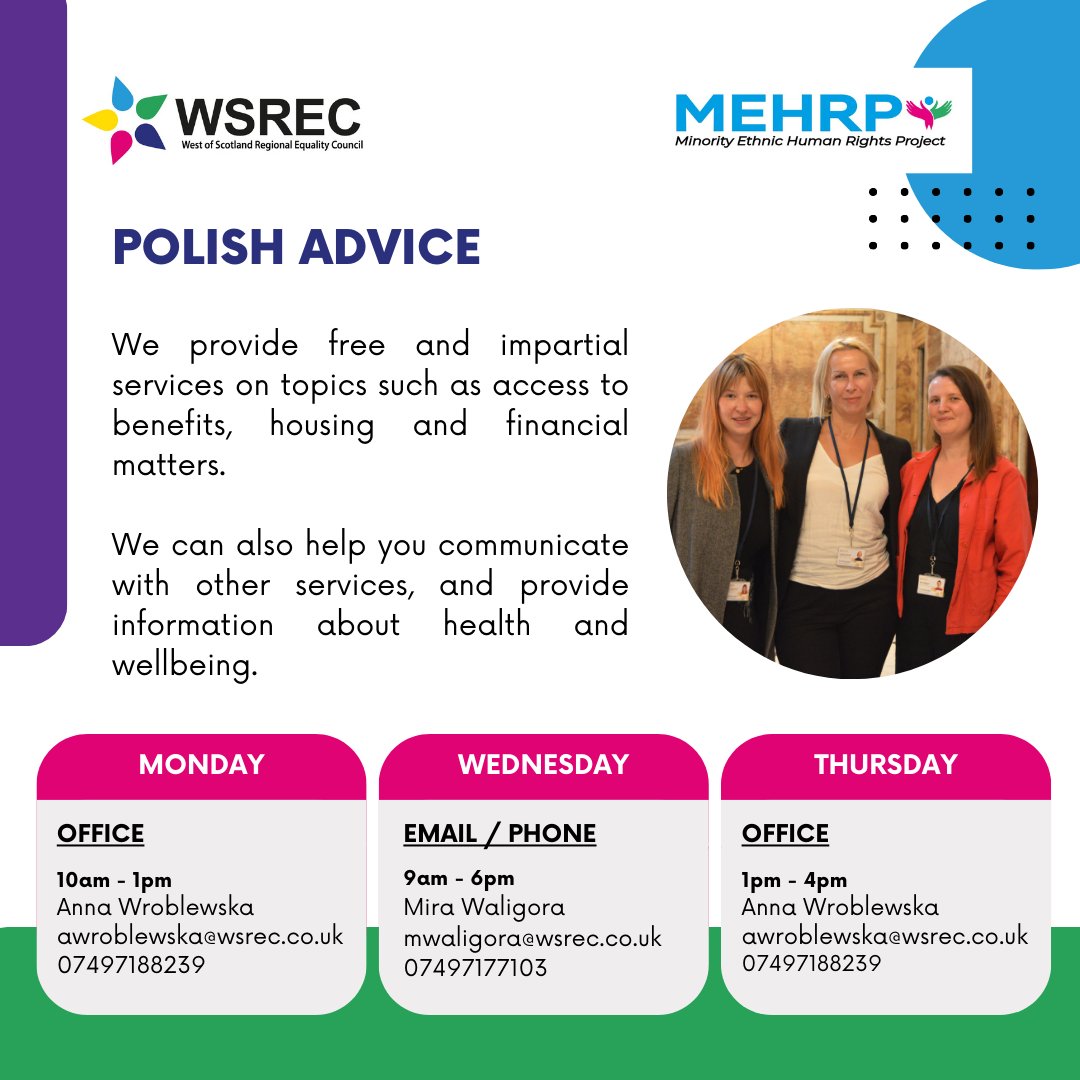 Navigating benefits, housing, or finances can be challenging. Our Polish Advice service is here to make it easier! Get free, impartial advice today and take control of your future. 🏡💰 

#PolishAdvice #EmpoweringYou