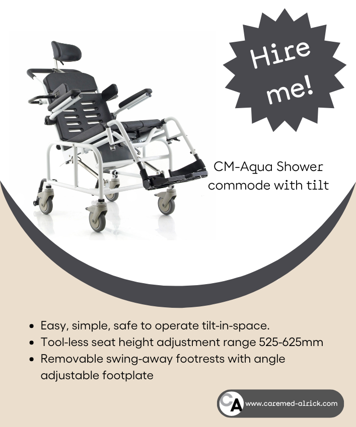 CareMedLSPA's tweet image. At Caremed, our CM-Aqua Shower Commode with tilt is here to make transfers safer and easier for residents with varying mobility. Available for hire or purchase!

#HirewithCaremed
#ShowerCommode