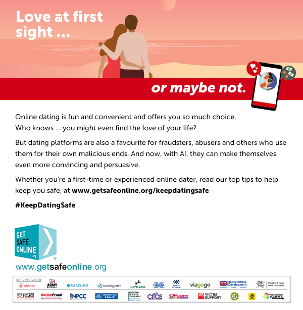 AgainstScams's tweet image. Love at first sight … or maybe not.