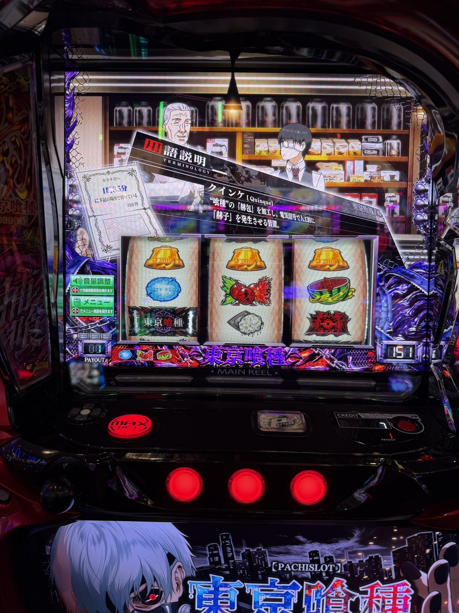 スマスロ東京喰種初打ち！2000枚取れたがもー少し伸ばしたかったなぁ