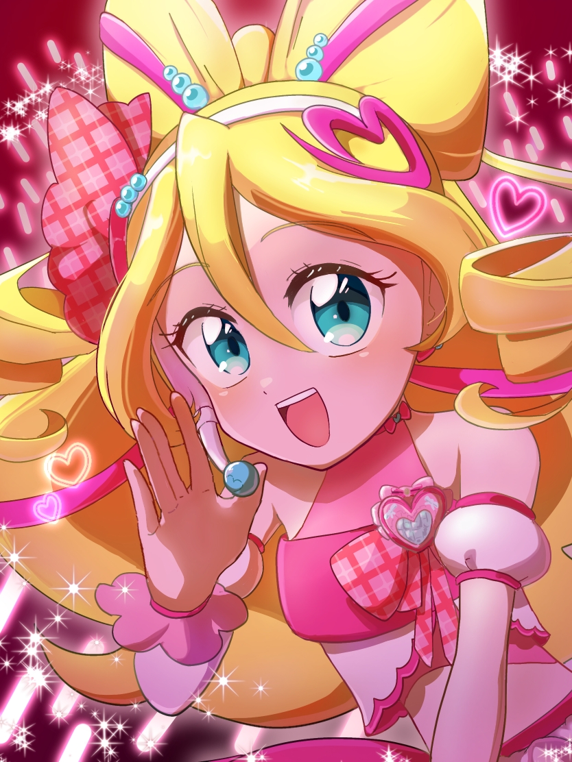 笑顔ニッコリ！キュアアイドル！🩷🎤
#precure