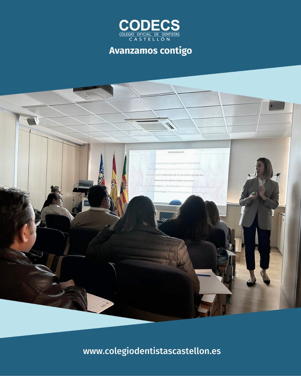 codecs_'s tweet image. Primera cita académica de 2025
El pasado sábado la sede del CODECS acogió la primera cita formativa de 2025: el curso organizado por SEPA ‘Recubrimiento radicular en el sector estético’, impartido por las doctoras Estefanía Laguna y María Mínguez.
@sepaprofessional